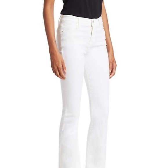 M.i.h. White Jeans Le High Flare - Picture 6 of 10